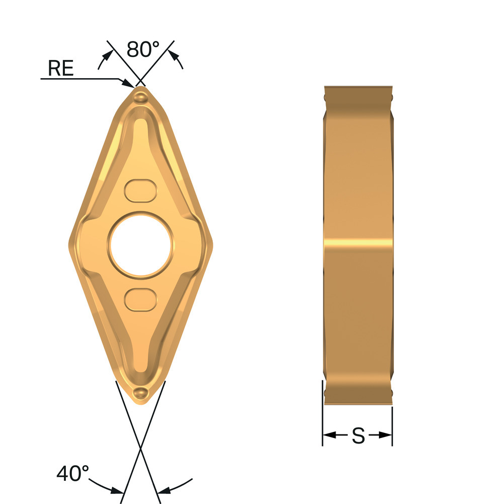 Sandvik Coromant CP-B1208D-L4 2220 CoroTurn® Prime -sorvausterä