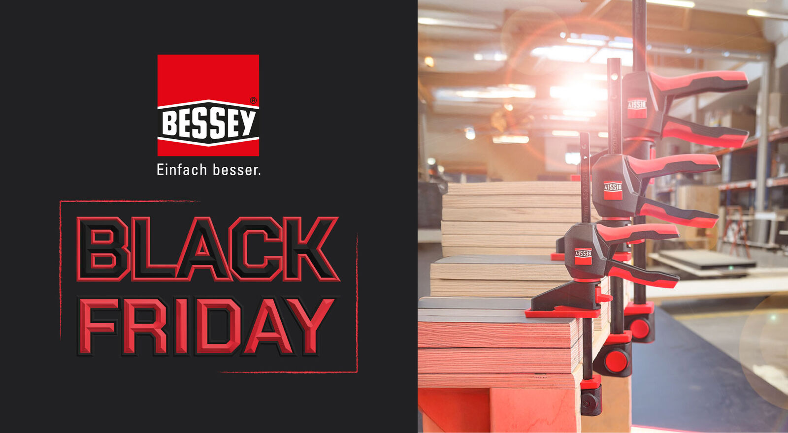 Black Friday Bessey puristimet ja työkalut -40% ID 435