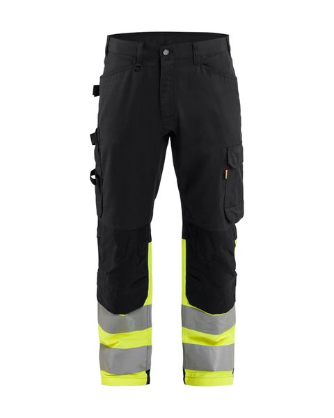 Bl&aring;kl&auml;der 1708 Highvis Housut, musta/huomiokeltainen
