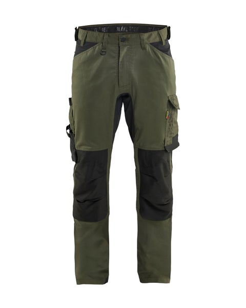 Bl&aring;kl&auml;der 1751 Housut stretch, mets&auml;nvihre&auml;/musta