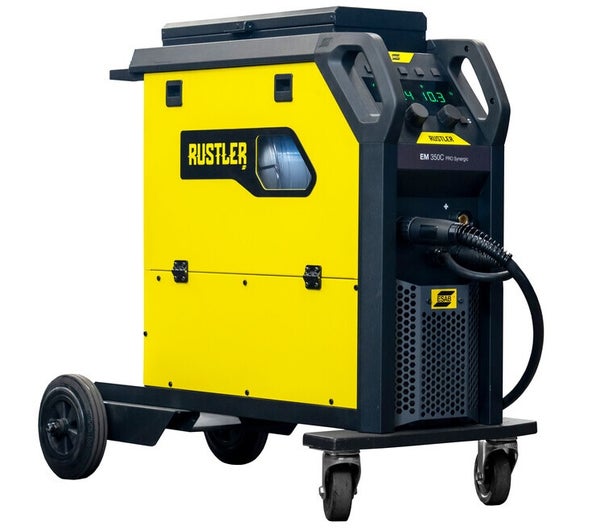 ESAB Rustler EM 350C PRO Synergic Pulse MIG-hitsauskone ja Exeor 315 R4 4m poltin
