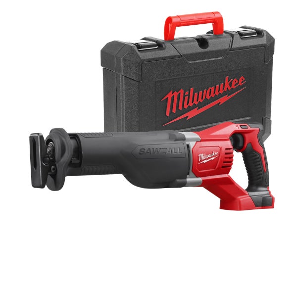 Milwaukee M18 BSX-0C akkupuukkosaha, runko, salkku