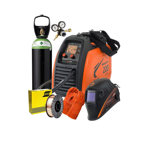 Kemppi MinarcMig 220 Auto MIG-hitsauskone -pakettitarjous sis. kaasupullon!