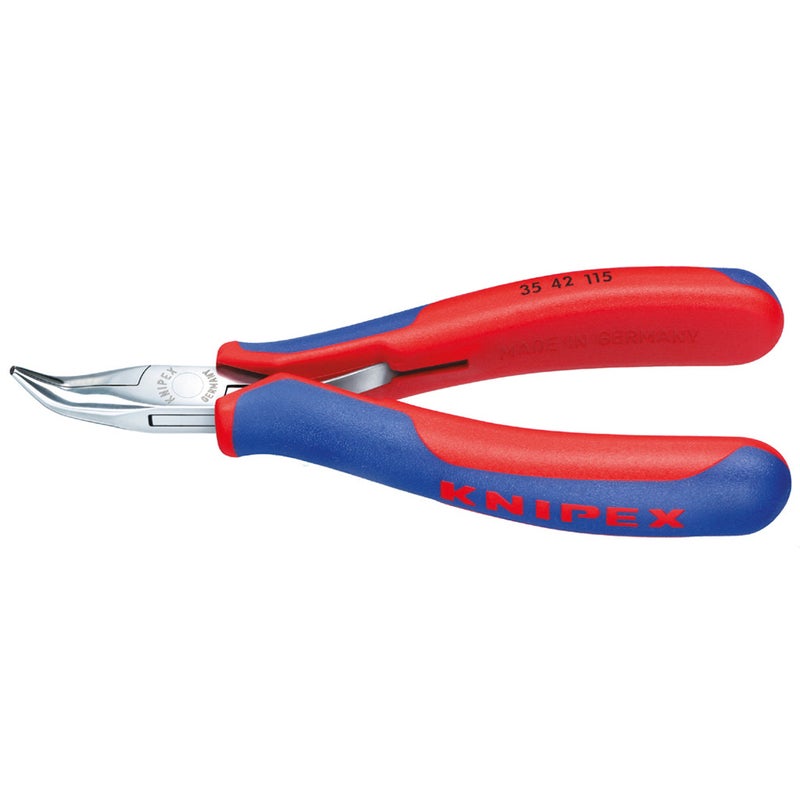 Knipex taivutetut elektroniikkak&auml;rkipihdit, 115mm, 45&deg;