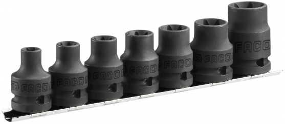 Voimatorxhylsysarja 7-os 1/2" NSTX.J7 Facom