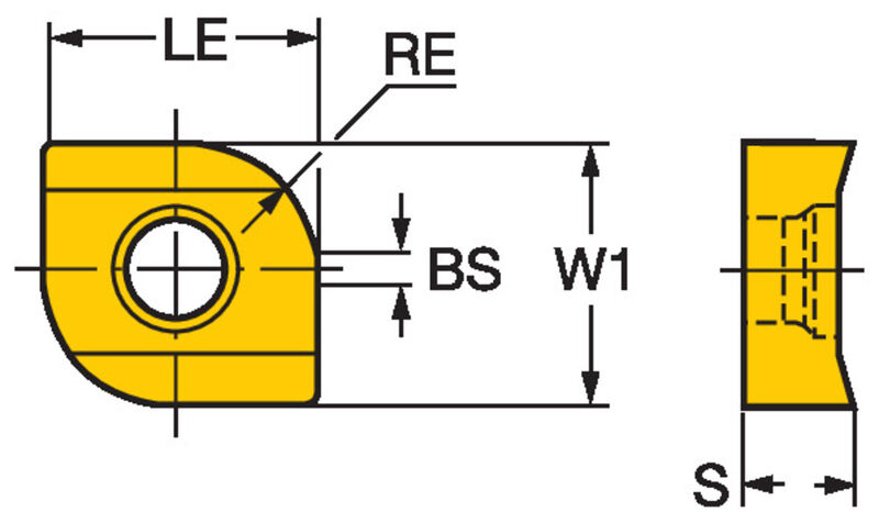Sandvik Coromant R331.1A-11 50 63H-WL1130 CoroMill&reg; 331 -ter&auml; sivu- ja tasojyrsint&auml;&auml;n